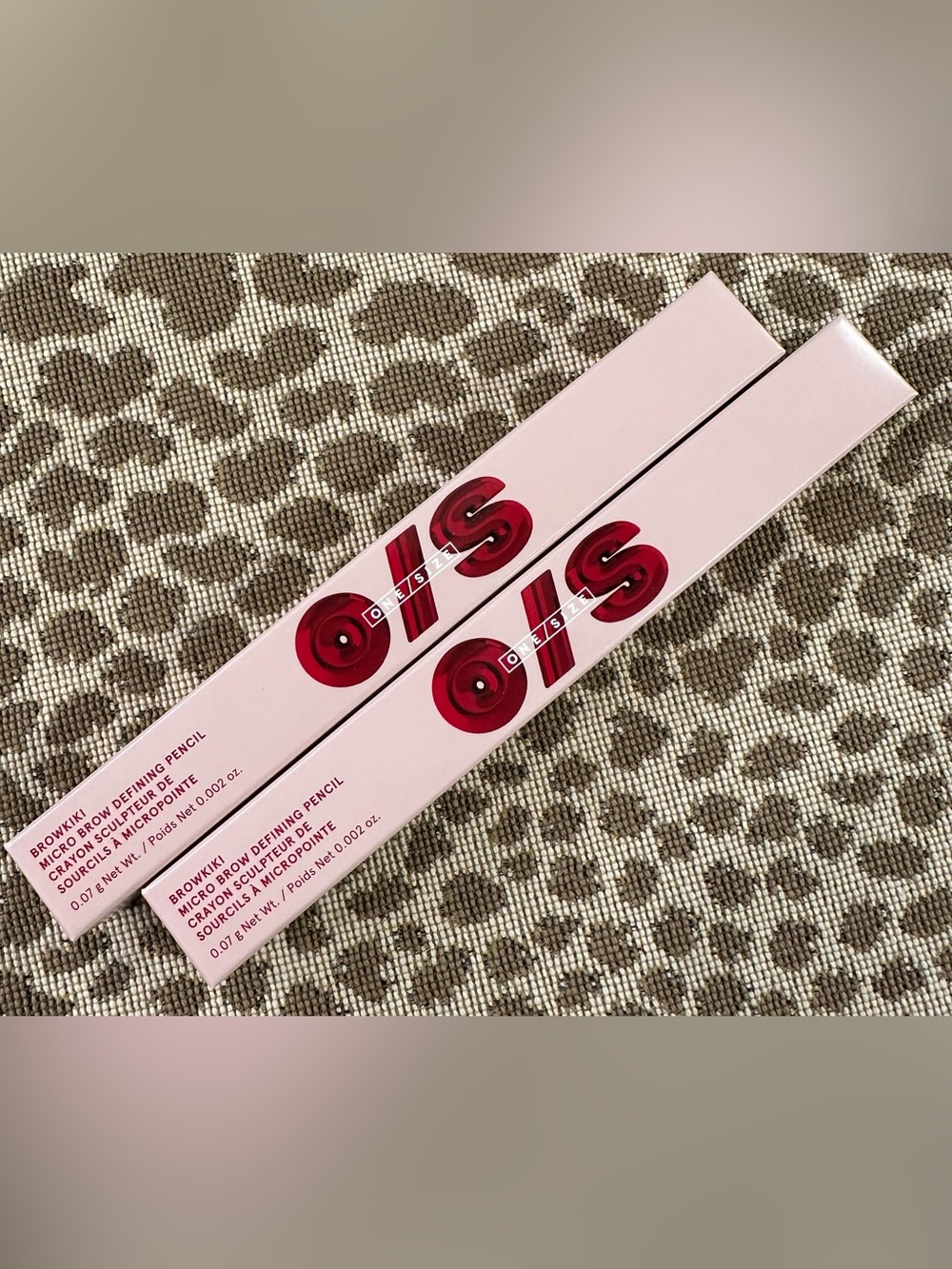Lot of 2 ONE/SIZE Browkiki Micro Brow Defining Pencil ~TAUPE~New~Full Size